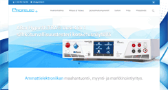 Desktop Screenshot of profelec.fi